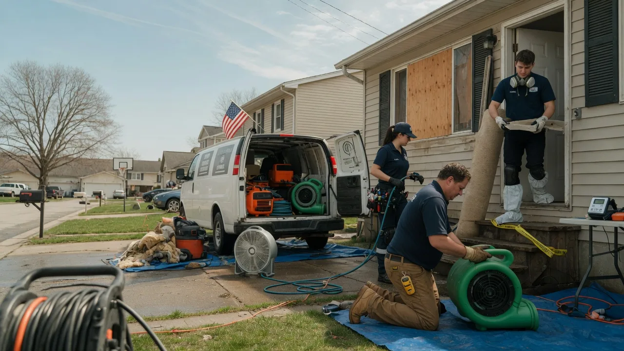Water Damage Restoration in Vining, IA near me